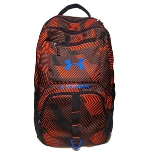 Under Armour Men's Vibrant Orange and Black Backpack